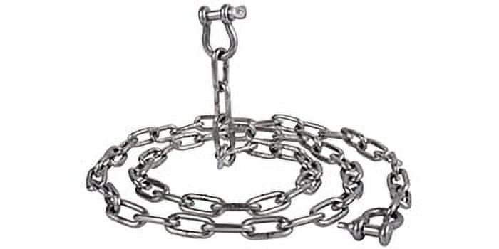BENTISM Boat Anchor Chain Stainless Steel Chain 6 FT 1/4 IN Shackles For  Boats 