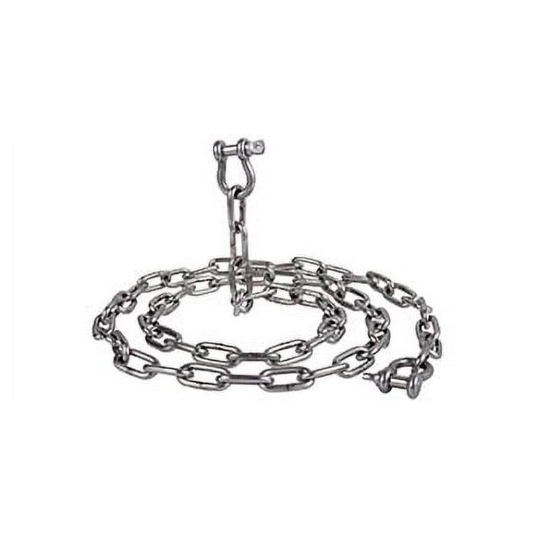 Bentism Boat Anchor Chain Stainless Steel Chain 6 ft 1/4 in Shackles for Boats, Size: 6