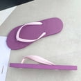 thumbnail image 6 of SBYOJLPB Women's Sandals Fashionable Casual Indoor and Outdoor Versatile Solid Color Round Toe Open Toe Flat Soft Sole Sandals, 6 of 8