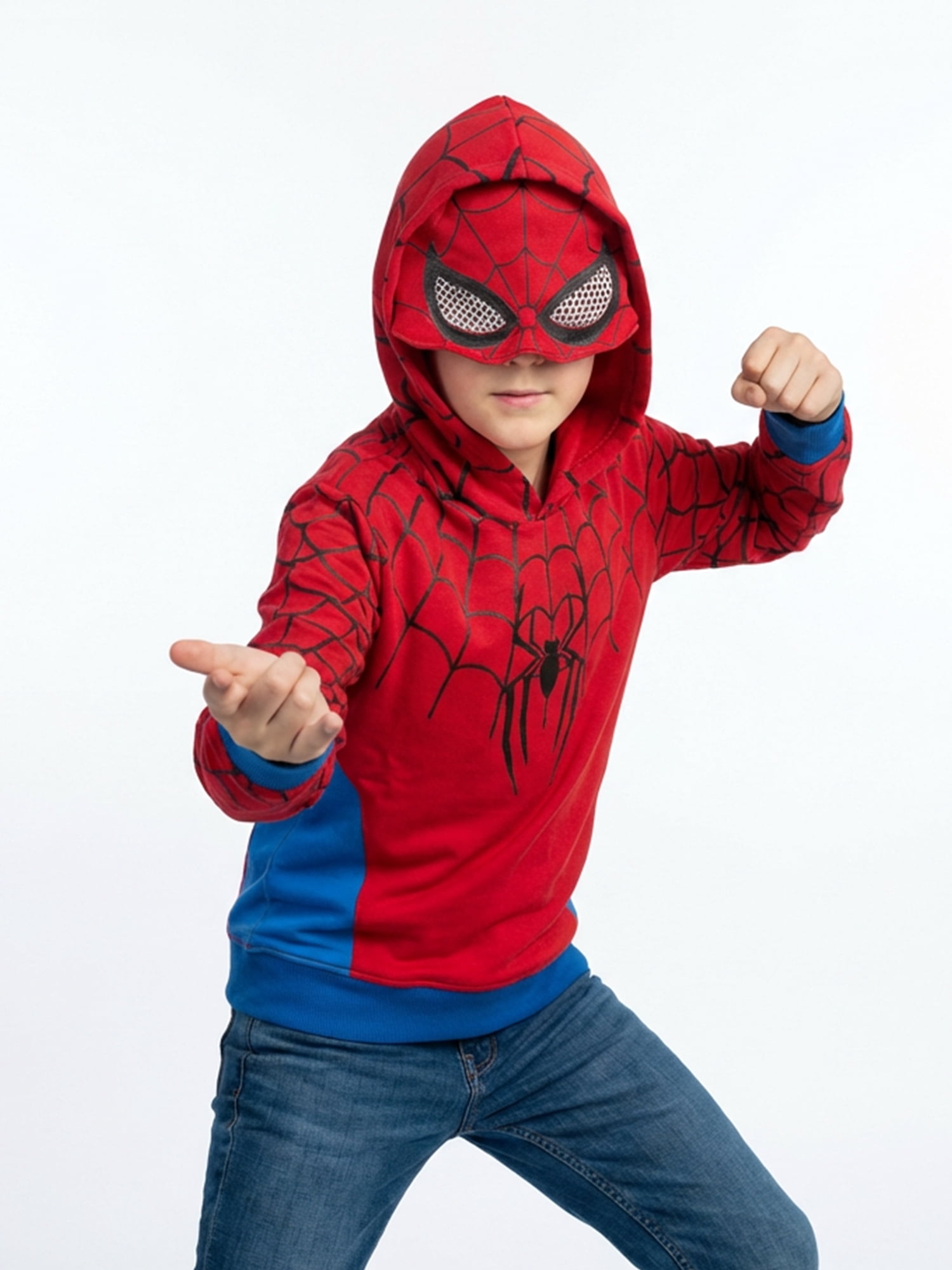Spider-Man, Boys' & Big Boys' Graphic Cosplay Hoodie, Sizes 4-18