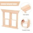 thumbnail image 4 of CTIRCHIU 1Pcs Miniature Window Frame For Playhouse Window And Mini House Furniture 6.33X5.74X0.98In, 4 of 6