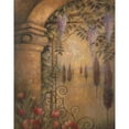 thumbnail image 3 of Vollherbst-Lane, Elaine 20x24 Black Modern Framed Museum Art Print Titled - Wisteria Garden I, 3 of 5