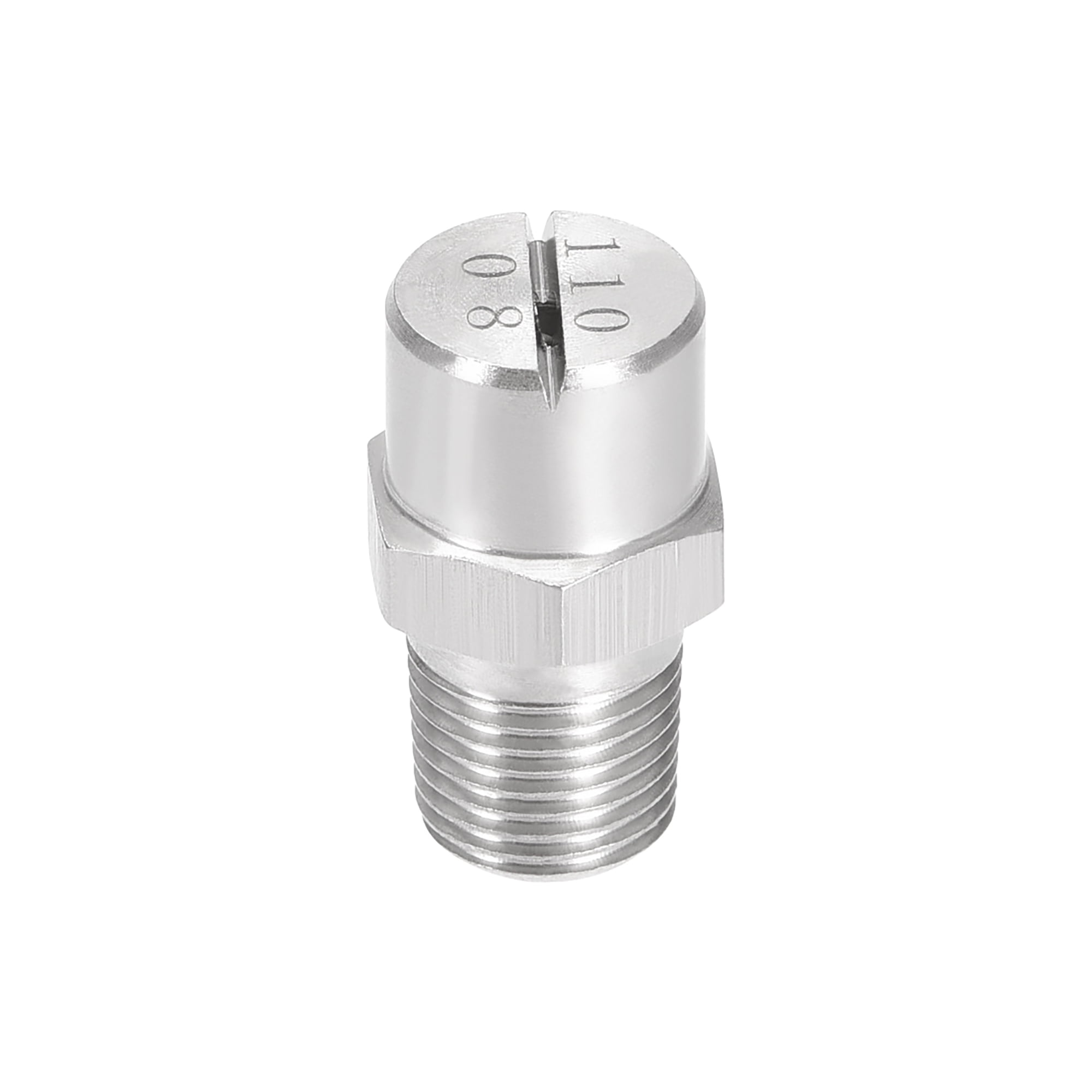 Flat Fan Spray Tip 1/8 BSPT Male Thread 304 Stainless Steel Nozzle