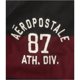 thumbnail image 2 of Camiseta gráfica con cuello en V a rayas Aeropostale para hombre, negro, extra pequeño Aeropostale Camiseta gráfica, 2 of 2