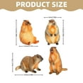 LMTODLFG Groundhog Figurine Groundhog Sculpture Groundhog Model Animal