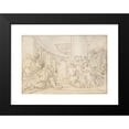 thumbnail image 2 of Fortunato Duranti 18x14 Black Modern Framed Museum Art Print Titled - Congregation in a Temple (1787-1863), 2 of 5