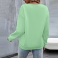 thumbnail image 3 of Basic Sweatshirts for Women 2025 Fall Winter Long Sleeve Crewneck Plain Athletic Sweatshirt Pullover Tops, 3 of 6