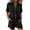 01#Black, variant on Short Sets For Women 2 Piece Summer Short Sleeve Shirt and Shorts Fashion Set Vacation Beach Outfits Khaki 2XL