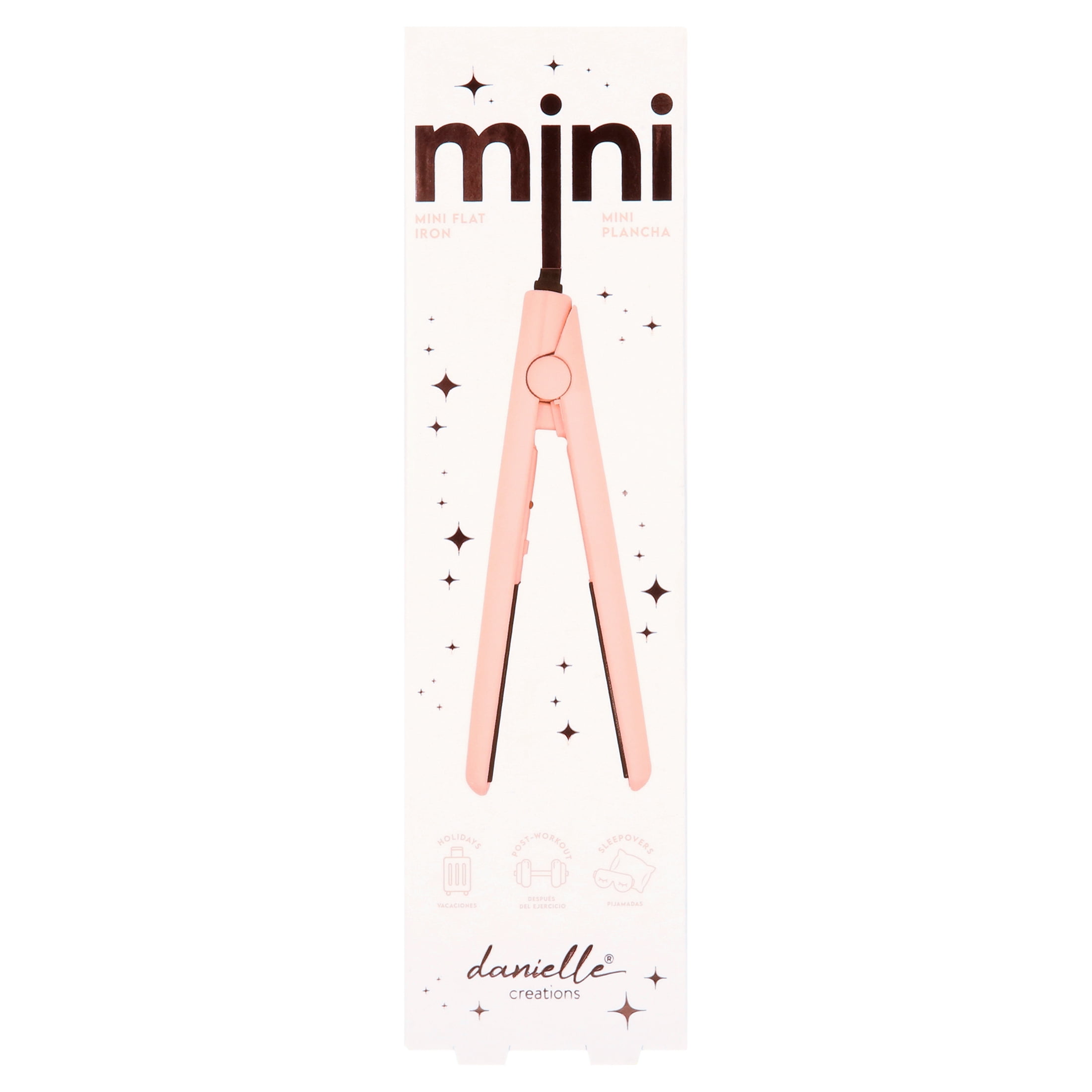 Danielle Creations Mini Flat Iron, Blush Pink