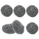 thumbnail image 2 of Pan de 6 piezas Pan Bolas de limpieza de acero de acero Cepillos de limpieza de sartén Cepillos de limpieza de olla, 2 of 5