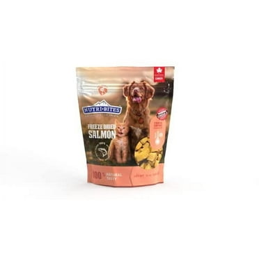 Nutri Bites Freeze Dried Salmon Dog & Cat Treats 14oz