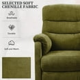 thumbnail image 4 of Power Recliner Chair Living Room with Adjustable Backrest and Footrest, Electric Recliner Chair for Adults(Chenille, Green), 4 of 8