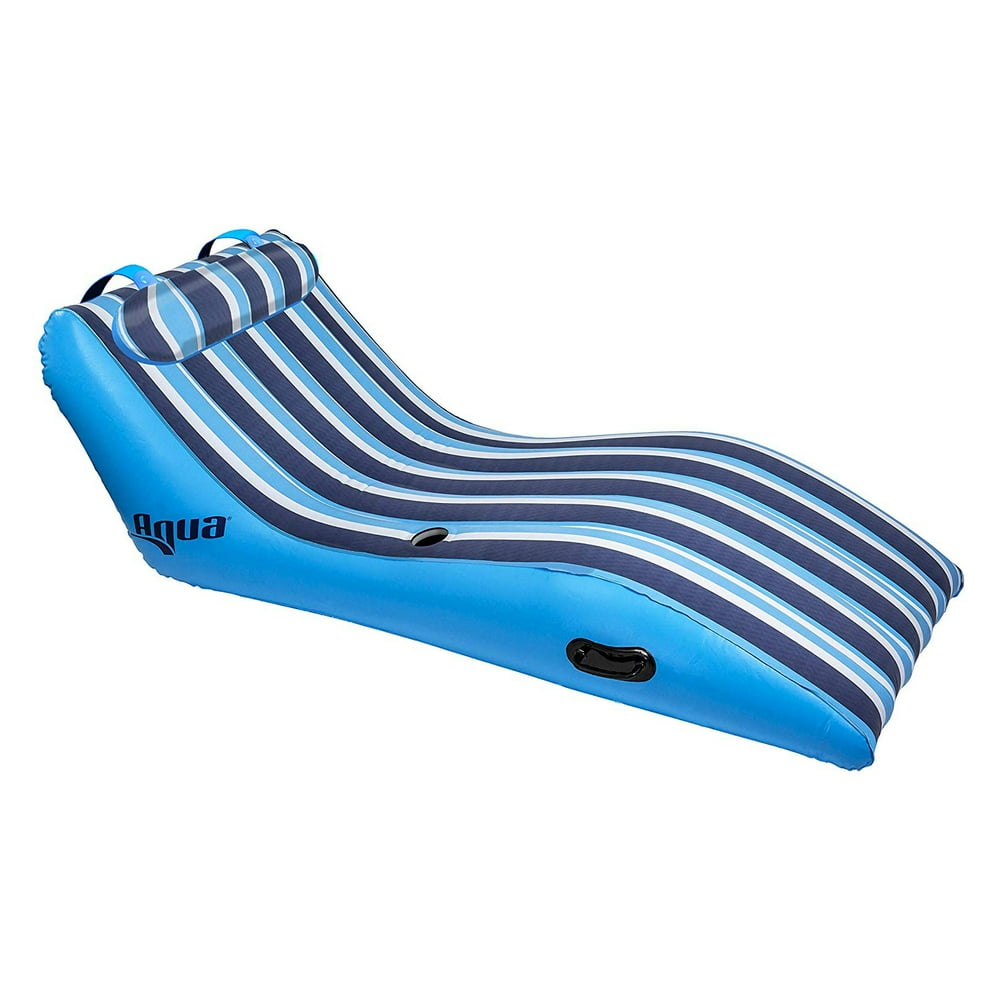 Aqua Leisure Ultra Cushioned Comfort Lounge Inflatable Pool Float with Pillow - Walmart.com
