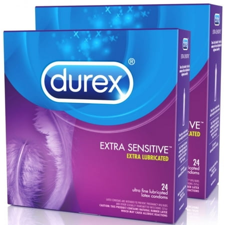 Durex Extra Sensitive Natural Latex Condoms 48 ct (Best Extra Sensitive Condoms)
