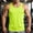 Fluorescent Green, variant on Compression Shirt Men Shapewear - Instant Slimming Undershirt for Gynecomastia & Tummy Control Body Shaper Tank TopL