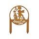thumbnail image 1 of iron bunny yard art outdoor bunny decorations garden decorations, 1 of 5