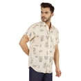 thumbnail image 3 of Inkmeso Casual Button Down Printed Shirts For Mens Short Sleeve Regular Fit Beach Shirt, 3 of 7