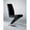 Dark Brown, variant on Creative Images International Faux Leather Z Dining Chair in Black (Set of 2)