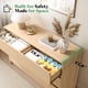 thumbnail image 5 of REKHHY 6 Drawer Dresser for Bedroom, 49" Long Modern Chest of Storage Drawers with Rounded Corners, Anti-Tip Kit, Wood Cabinet Organizer for Closet, Apartment, Nursery, Easy Assembly, Light Oak, 5 of 10