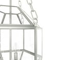 thumbnail image 4 of Hunter - Indria 3-light Brushed Nickel, Medium Size Pendant Light, Dimmable, Casual Style, Geometric Shaped, for Bedrooms, Dining, Living Rooms - 19368, 4 of 8
