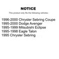 thumbnail image 2 of Transit Auto Front Hub Bearing Assembly and Link Kit for Car Chrysler Sebring Mitsubishi Eclipse Eagle Talon Dodge Avenger - Left Right Side (Driver Passenger) K7T-100498, 2 of 11