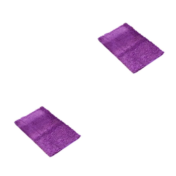 Alfombrilla de baño Billuyoard Chenille absorbente Púrpura vibrante 40 cm * 60 cm 2Conjunto