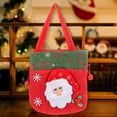 thumbnail image 6 of REZUOFI 4 Pcs 4 Pcs Christmas Gift Bag Reusable Cloth Pouch Holiday Treat Storage Party Favors Wrapping Packaging, 6 of 9