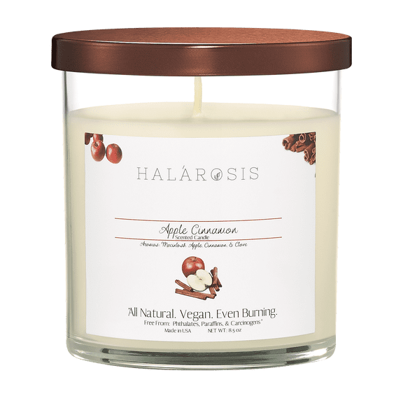Halarosis, 8.5 oz, Soy Candle, Apple Cinnamon, Container Candle