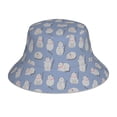 thumbnail image 1 of Balery Cute Fat Cat Sombreros para el sol para hombre y mujer, sombrero de pescador con UPF 50+, 1 of 6