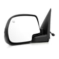 thumbnail image 5 of For Cadillac Escalade EXT/Escalade 2002 Door Mirror Driver Side | Power Glass | Heated | Chrome | Manual Folding | Rear View | Standard Style | With RPO LD8 | Replacement For GM1320173 | 15179829, 5 of 8