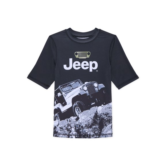 Jeep Boy's Rash Guards, Sizes 4-12