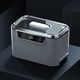 thumbnail image 3 of Máquina limpiadora ultrasónica profesional - Limpiador electrónico de joyería de plata para anteojos/prótesis dentales/modelo de anillo de diamante con tanque de acero inoxidable para retenedor XianweiShao 9024715991362, 3 of 5