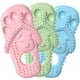 thumbnail image 4 of KAKOWELY 3 piezas de juguete molar portátil para cachorros, protección dental, juguete masticable con forma de zapatilla, suministro para mascotas, 4 of 5