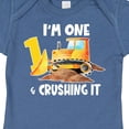 thumbnail image 4 of Inktastic I'm 1 and Crushing It Construction 1st Birthday Boys or Girls Baby Bodysuit, 4 of 5