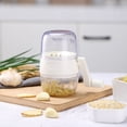 thumbnail image 1 of Manual Nut & Dry Fruit Grinder: Hand-Cranked ABS Kitchen Tool for Crushing Peanuts, Versatile, Easy to Clean, Modern Simple Design, Wholesale Ready (White), 1 of 4