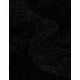 thumbnail image 3 of Infinity Collection Solid Shag Runner Rug by Rugs.com ‚Äì Black 2' 7" x 13' High-Pile Plush Shag Rug Perfect for Hallways, Living Rooms, Bedrooms and More, 3 of 6