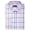 Blue - coralbluechec, variant on bar III Mens Check Button Down Dress Shirt, Blue, 14.5" Neck 32"-33" Sleeve