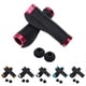thumbnail image 2 of Wosthever Empuñaduras de manillar de goma TPR para bicicleta de ciclismo, aleación de aluminio antideslizante Ciclismo negro, 2 of 6