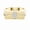 Yellow Gold, variant on Square Brilliant Moissanite Diamond Modern Wedding Band for Men - Rose Gold Over 925 Sterling Silver - Bezel Set Multi-Stone Ring for Formal Wear