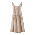 thumbnail image 2 of Elodie Chef Apron Kitchen Cooking Apron Machine Washable Sleeveless Bib Apron Gardening Khaki, 2 of 8