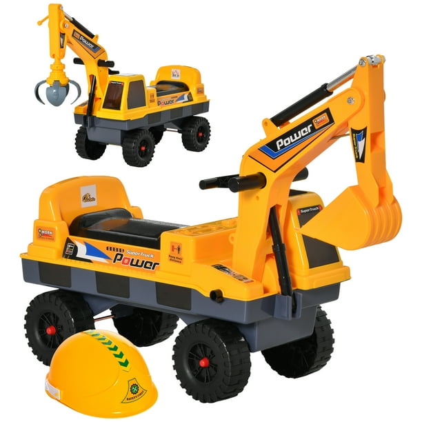 Yellow cheap digger toy