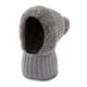 thumbnail image 3 of Gorro de invierno para mujer, gorro de protección, ideal para viajar y andar en bicicleta en climas fríos. Gris, 3 of 9