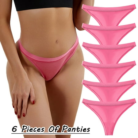 

Aayomet Women Panties Seamless Thong Women Panties Sexy Lace Lingerie Underwear Low-waist Women s Panties B XL
