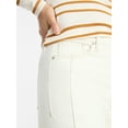 thumbnail image 5 of Time and Tru Women's High Rise Barrel Jeans, 28" Inseam, Sizes 0-20, 5 of 6
