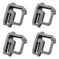 thumbnail image 4 of RAParts 4 PCS Heavy Duty Aluminum Silver Mounting Clamps for Truck Cap Topper Camper Shell, 4 of 10