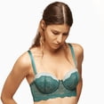 thumbnail image 3 of Blush Escape Longline Strapless Padded Lace Bra, 3 of 8