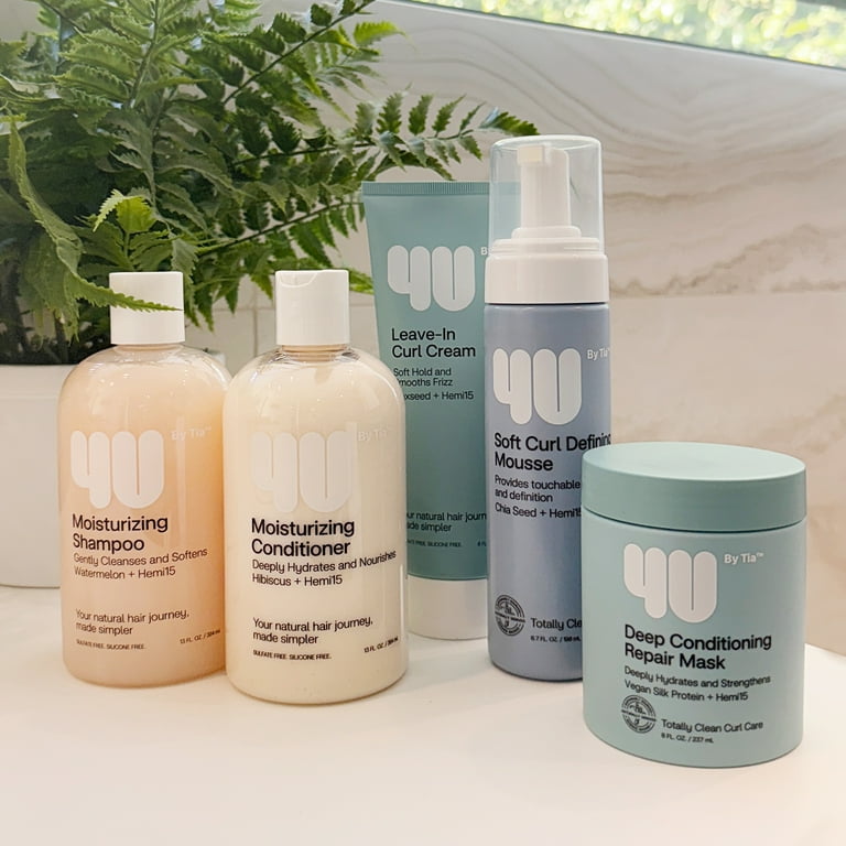 4U by Tia Moisturizing Shampoo with Watermelon and Hemi15, Frizz