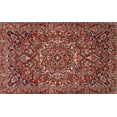 thumbnail image 1 of Ahgly Company Machine Washable Indoor Rectangle Traditional Orange Salmon Pink Area Rugs, 7' x 9', 1 of 7