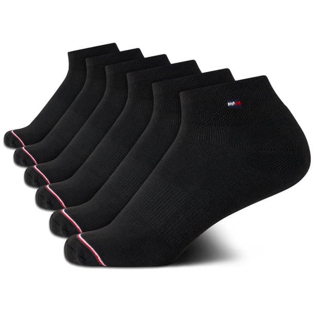 Calcetines Tommy Hilfiger para mujer, paquete de 6, bandera deportiva, tallas 4-10