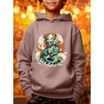 thumbnail image 2 of Cool Dragon Print New Year Hoodies For Boys - Casual Graphic Design With Stretch Fabric For Comfortable Spring Autumn Wear, 2 of 8